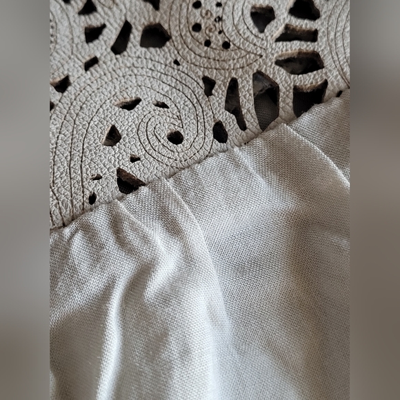 PJK Patterson J. KIncaid leather and rayon tank top in size small. - Picture 3 of 5